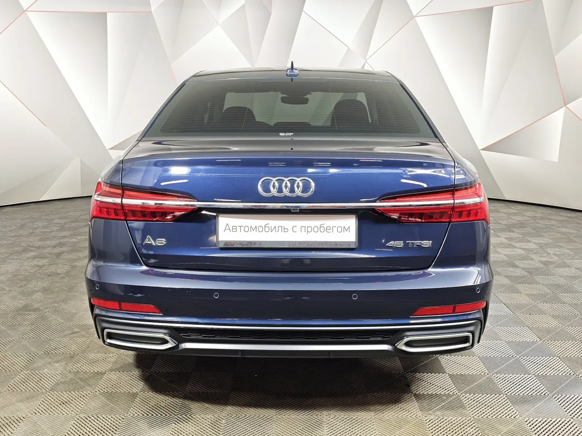 Audi A6 2.0 TFSI S Tronic quattro (252 л.с.) Design Синий в АВИЛОН. Слайд №8