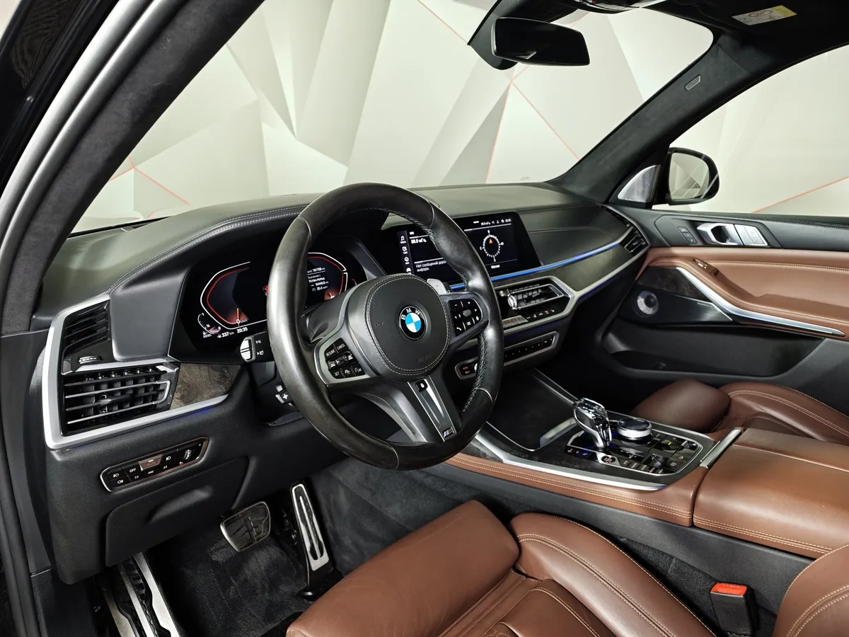 BMW X7 xDrive40d Steptronic (340 л.с.) Базовая (Локальная сборка) Черный в АВИЛОН. Слайд №12