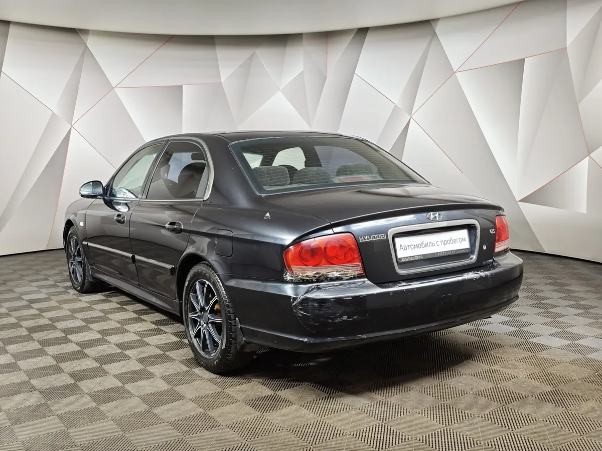 Hyundai Sonata 2.0 AT (137 л.с.) AT7 Черный в АВИЛОН. Слайд №4