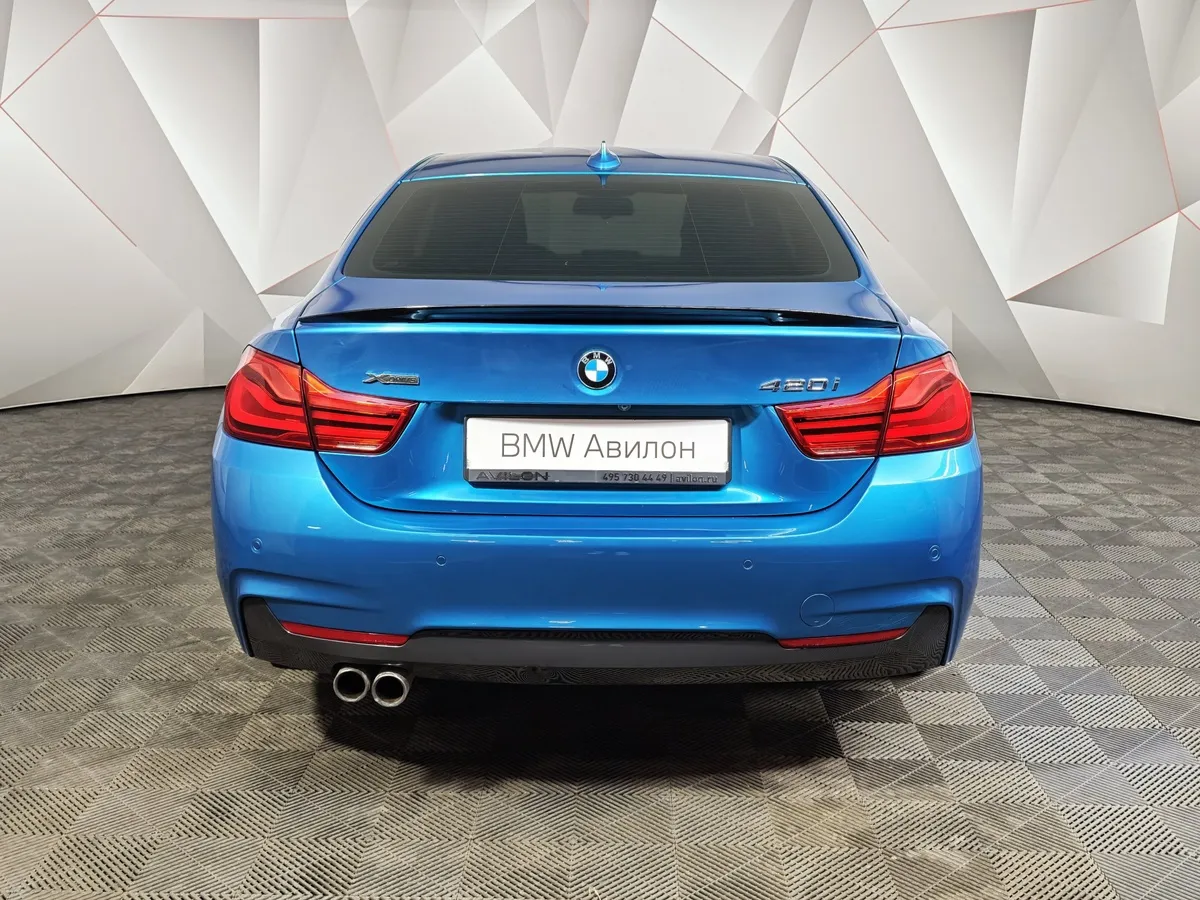 BMW 4 серия 420i xDrive AT (184 л.с.) M Sport Синий в АВИЛОН. Слайд №4