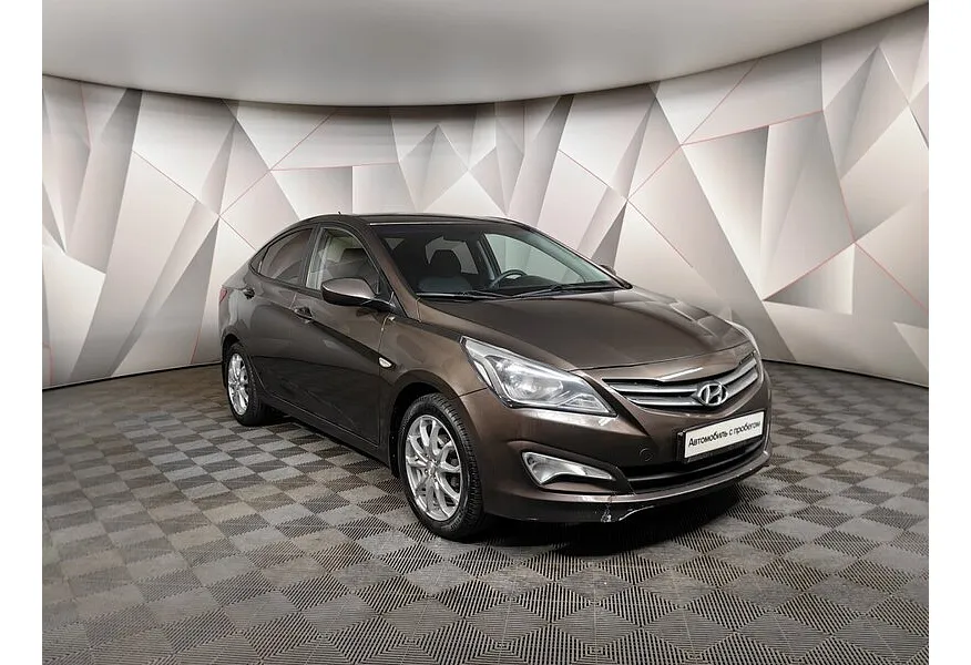 Hyundai Solaris 1.6 AT (123 л.с.) Super Series 1 Коричневый в АВИЛОН. Слайд №3