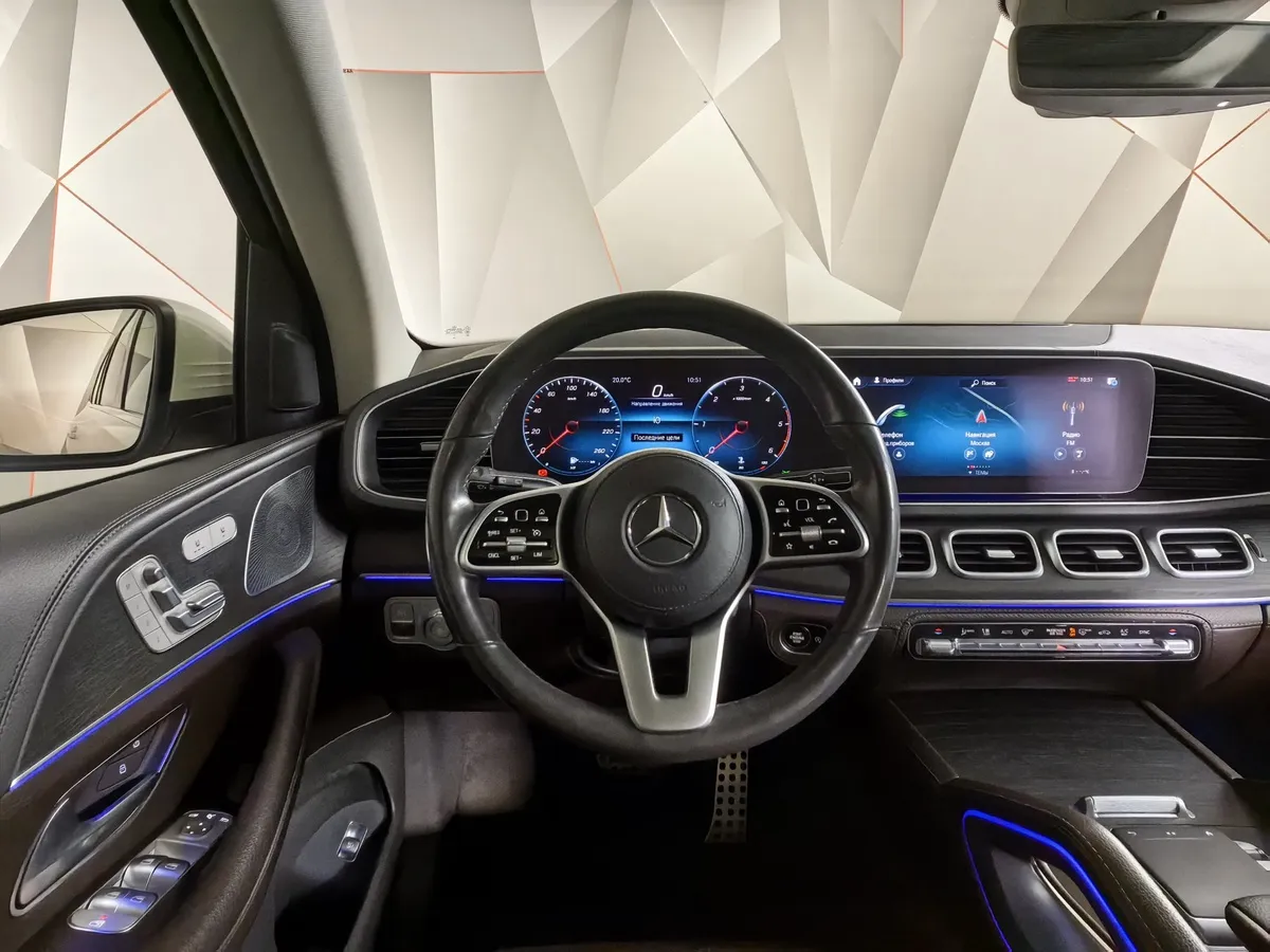 Mercedes-Benz GLS 400 d 9G-TRONIC 4Matic (330 л.с.) Premium Белый в АВИЛОН. Слайд №20