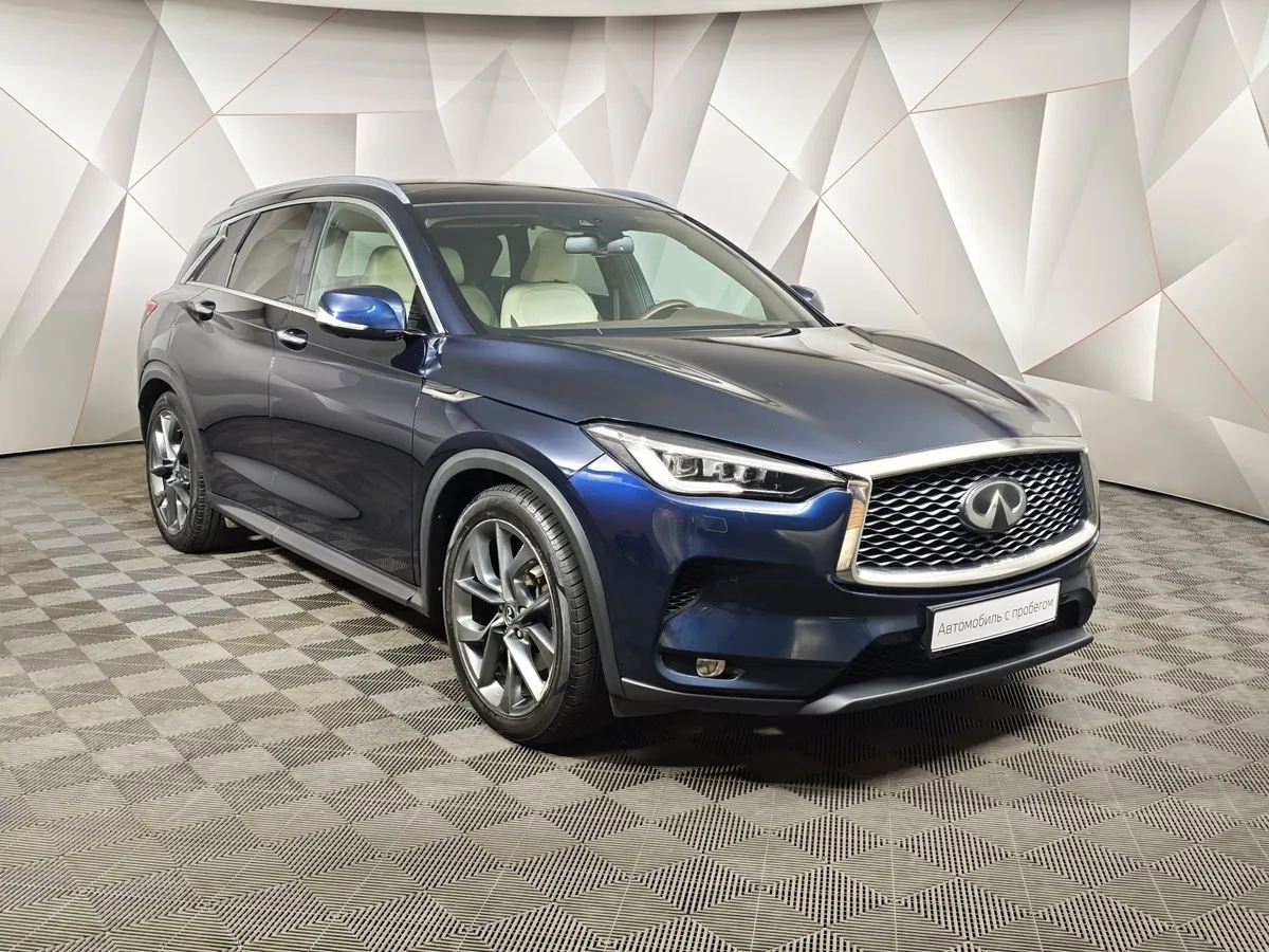 Infiniti QX50 2.0 VC-T CVT AWD (249 л.с.) Синий в АВИЛОН. Слайд №3