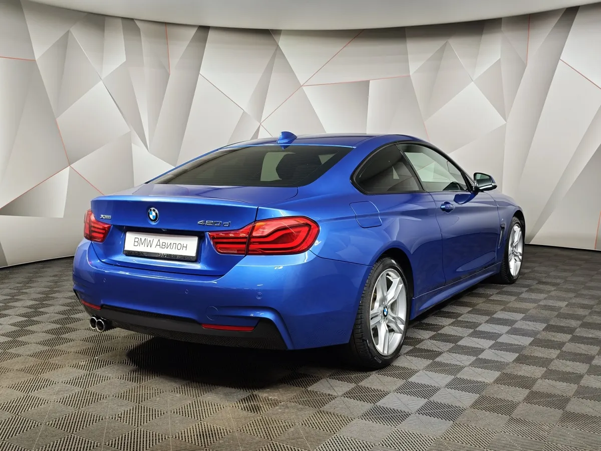 BMW 4 серия 420d xDrive AT (190 л.с.) Синий в АВИЛОН. Слайд №2
