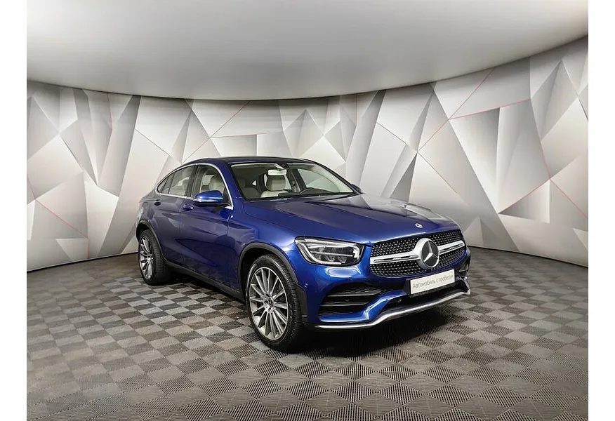 Mercedes-Benz GLC Купе 300 9G-TRONIC 4MATIC (245 л.с.) Sport Синий в АВИЛОН. Слайд №3