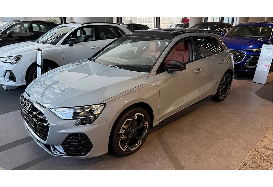 Audi A3 1.5 TFSI AMT (160 л.с.) Серый в АВИЛОН. Слайд №1