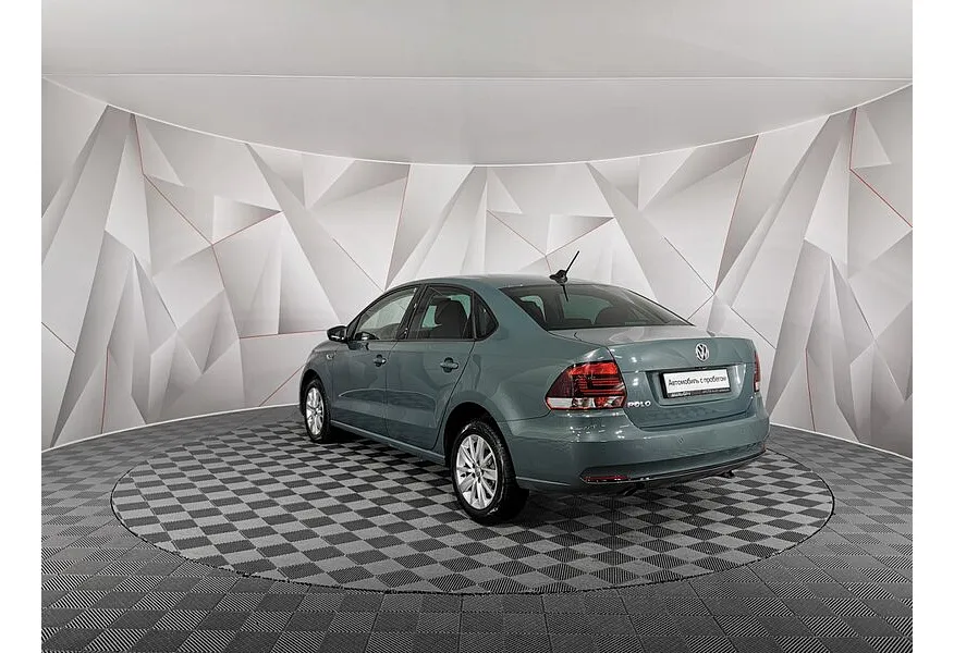 Volkswagen Polo 1.6 MPI AT (110 л.с.) Highline Синий в АВИЛОН. Слайд №4