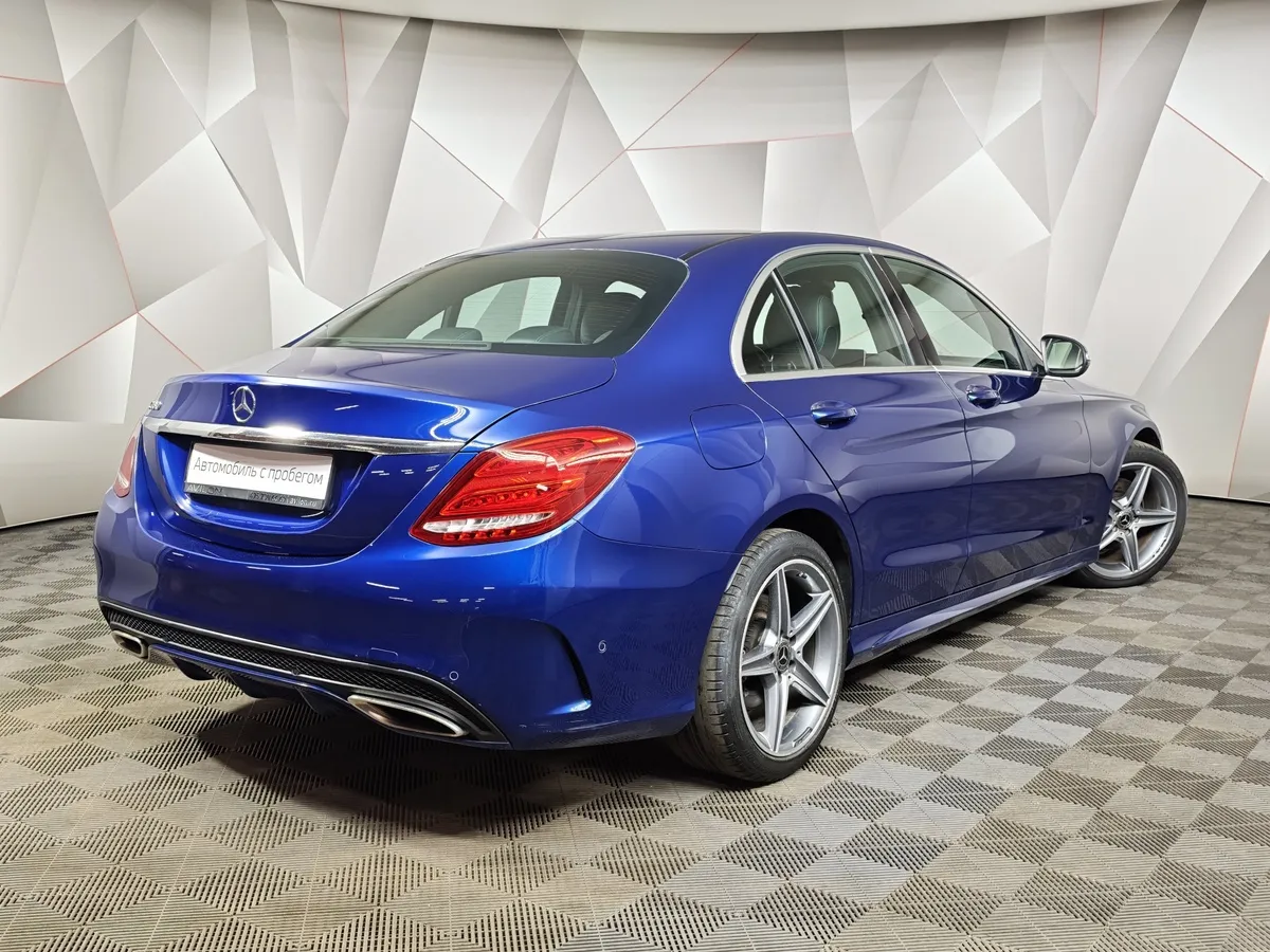 Mercedes-Benz C-Класс C 180 7G-Tronic Plus (150 л.с.) Синий в АВИЛОН. Слайд №2