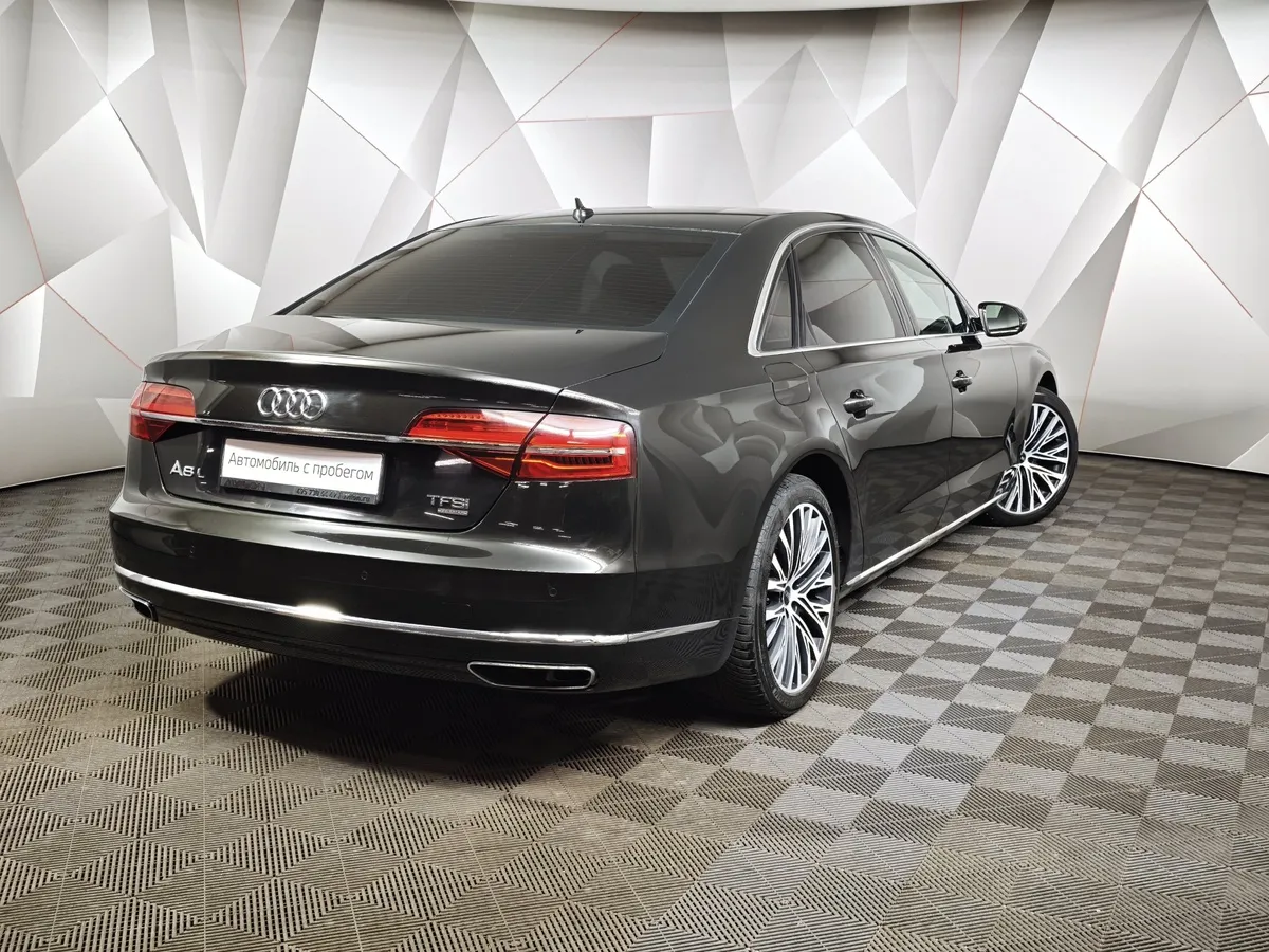 Audi A8 3.0 TFSI L tiptronic quattro (310 л.с.) Черный в АВИЛОН. Слайд №2