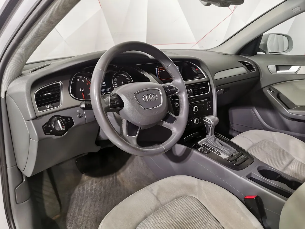 Audi A4 1.8 TFSI multitronic (120 л.с.) Белый в АВИЛОН. Слайд №16