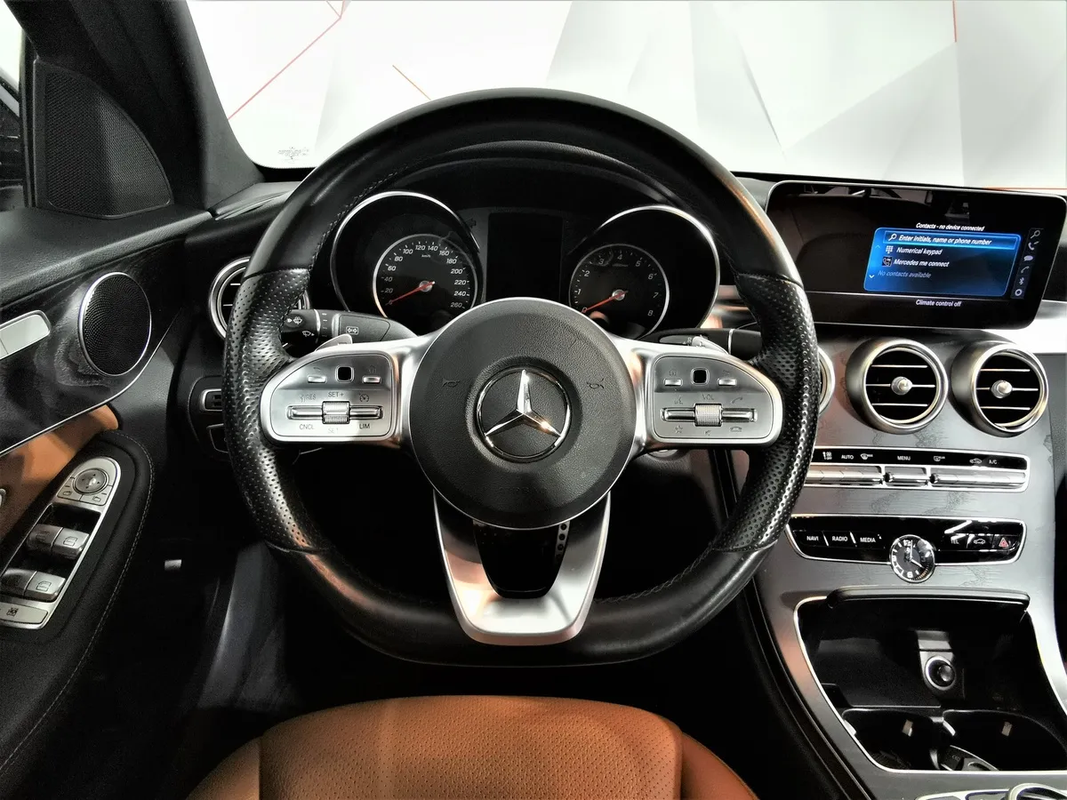 Mercedes-Benz C-Класс C 180 9G-TRONIC (150 л.с.) Sport Черный в АВИЛОН. Слайд №19