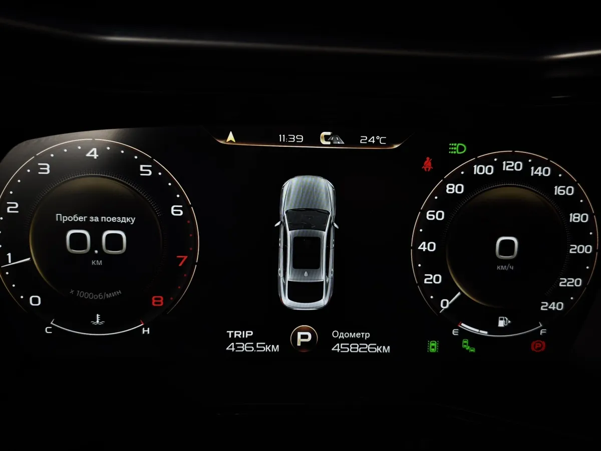 Geely Tugella 2.0 AT AWD (238 л.с.) Flagship Sport Серый в АВИЛОН. Слайд №17