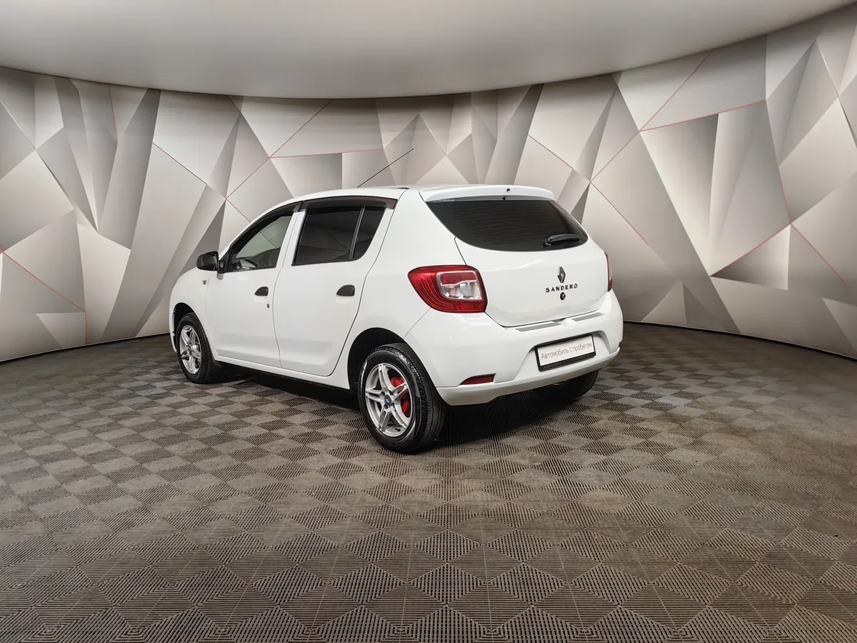 Renault Sandero 1.6 MT (82 л.с.) Confort Белый в АВИЛОН. Слайд №4