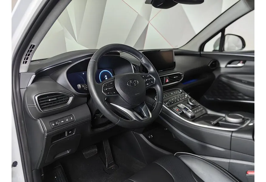 Hyundai Santa Fe 2.2 CRDi AWD 8AT (200 л.с.) High-Tech Белый в АВИЛОН. Слайд №19