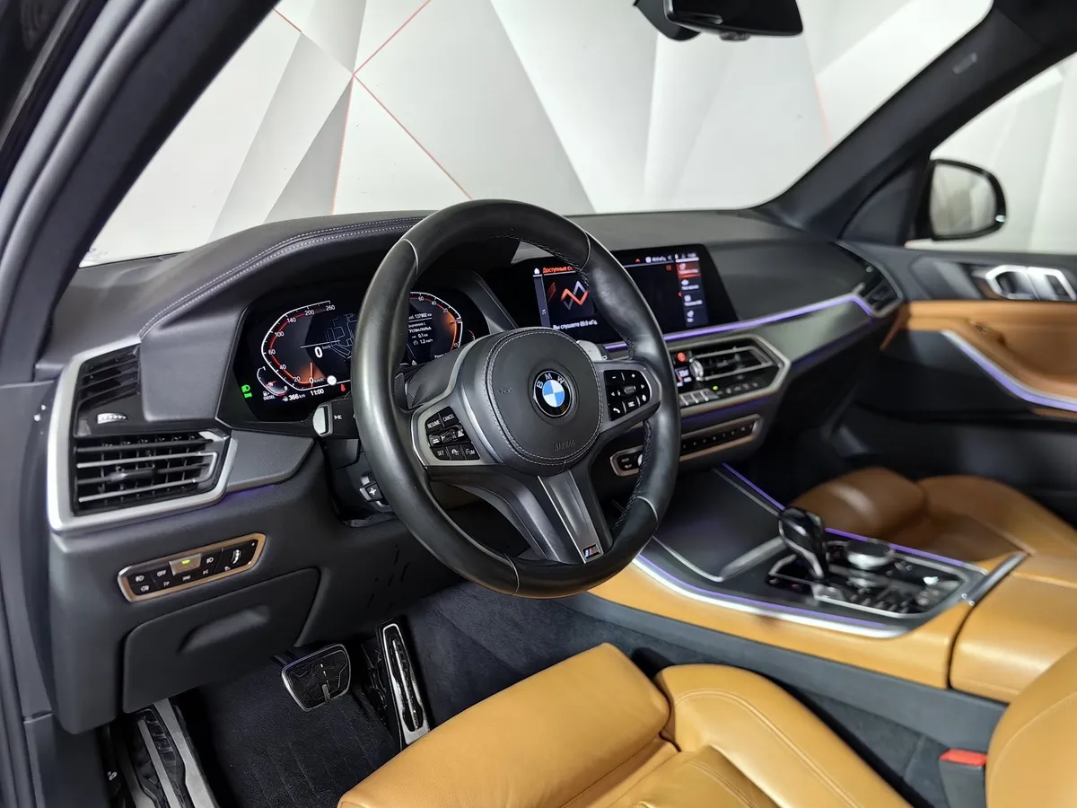 BMW X5 xDrive40d Steptronic (340 л.с.) Черный в АВИЛОН. Слайд №12