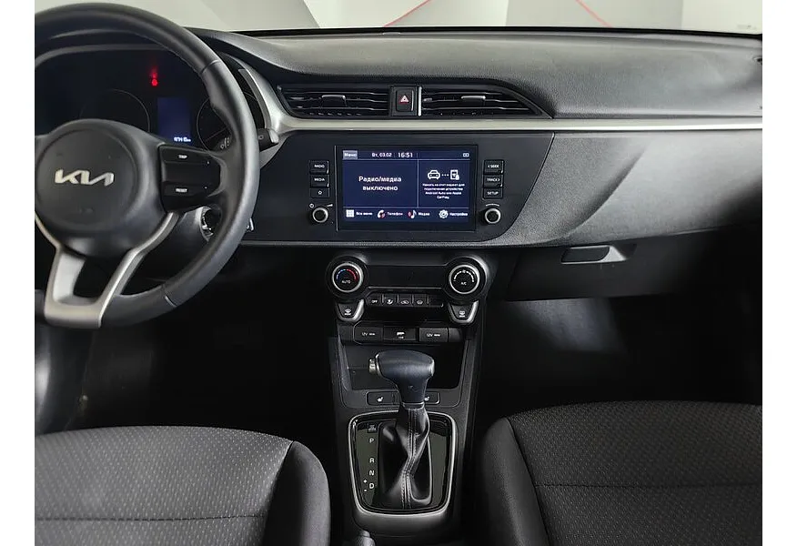 Kia Rio X 1.6 AT (123 л.с.) Luxe AV Черный в АВИЛОН. Слайд №15