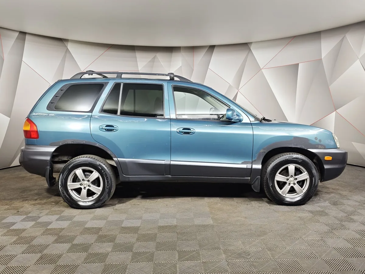 Hyundai Santa Fe 2.4 AT (150 л.с.) Зеленый в АВИЛОН. Слайд №6