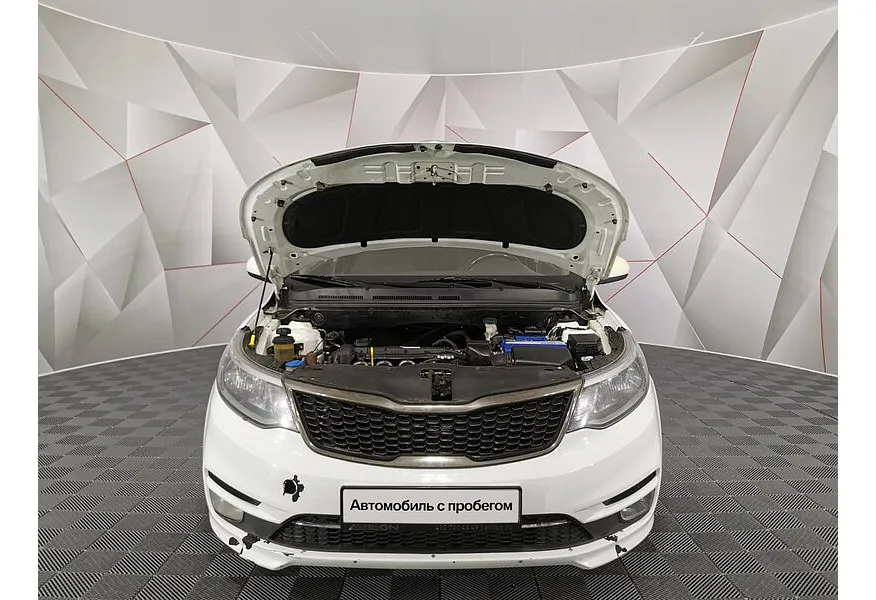 Kia Rio 1.6 AT (123 л.с.) Белый в АВИЛОН. Слайд №11