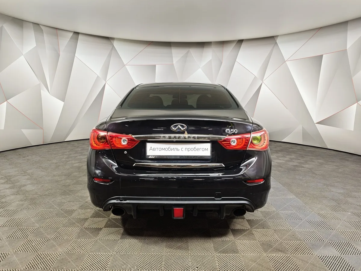 Infiniti Q50 2.0 T AT (211 л.с.) Черный в АВИЛОН. Слайд №8