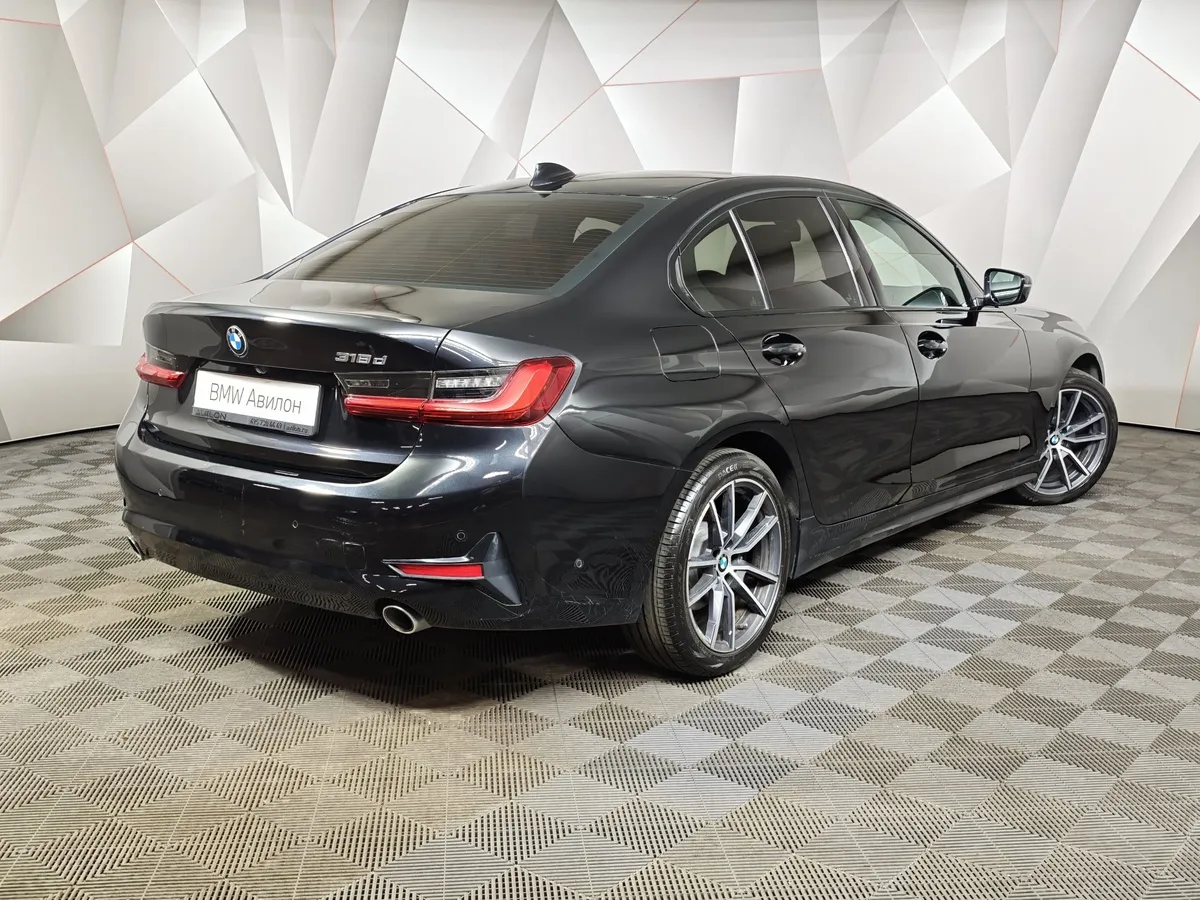 BMW 3 серия 318d Steptronic (150 л.с.) Sport Line Edition 21 Черный в АВИЛОН. Слайд №2