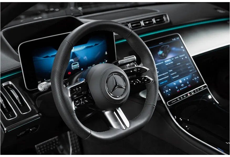 Mercedes-Benz S-Класс S 450 d 9G-TRONIC 4MATIC (330 л.с.) Черный в АВИЛОН. Слайд №8
