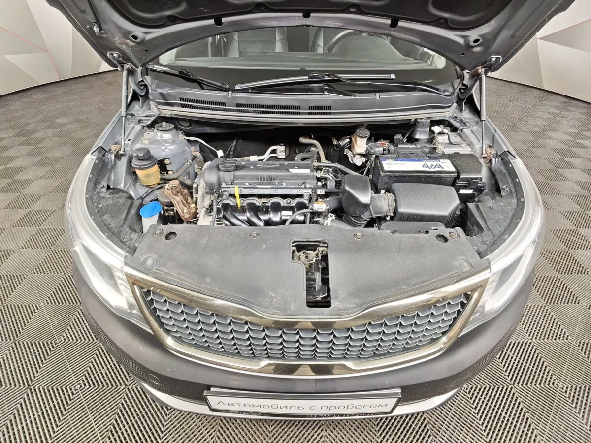 Kia Rio 1.6 AT (123 л.с.) Серый в АВИЛОН. Слайд №11