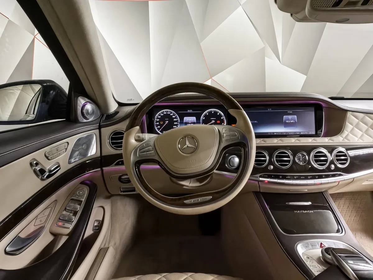 Mercedes-Benz S-Класс S 500 9G-Tronic Plus 4Matic (455 л.с.) Черный в АВИЛОН. Слайд №17