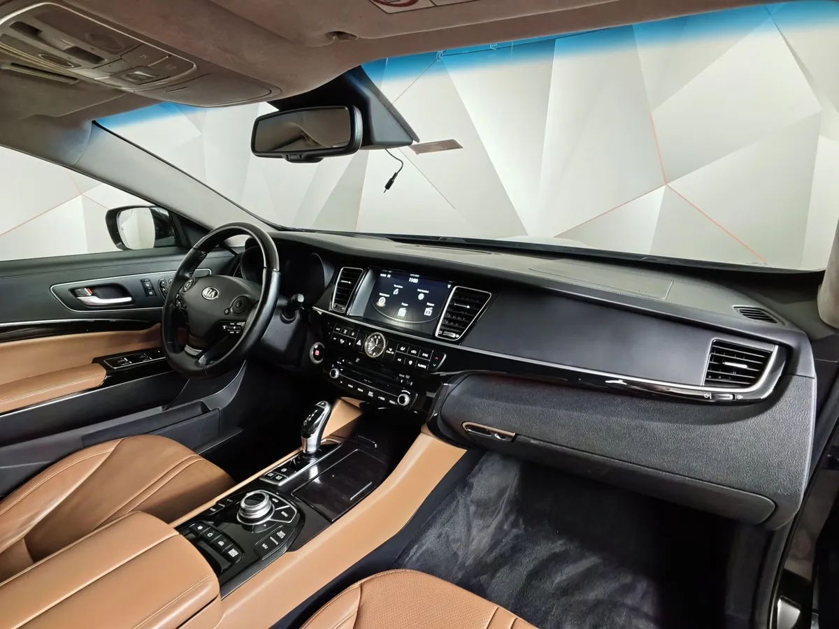 Kia Quoris 3.8 AT (334 л.с.) Premium Черный в АВИЛОН. Слайд №13