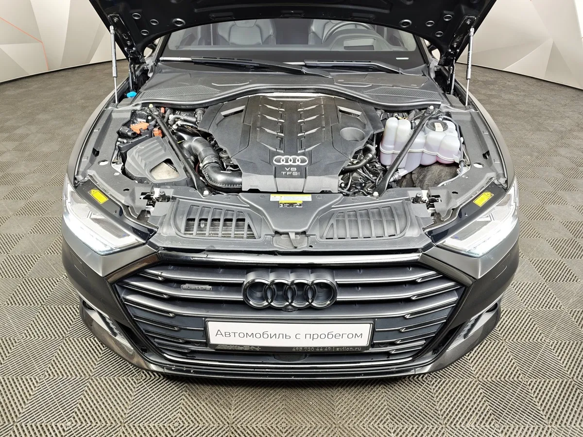 Audi A8 4.0 TFSI L tiptronic quattro (460 л.с.) Черный в АВИЛОН. Слайд №11