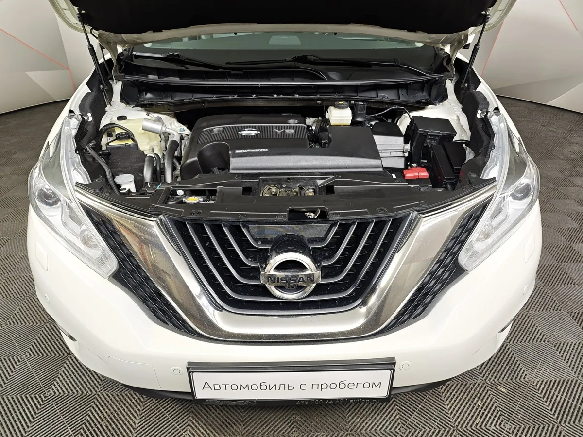 Nissan Murano 3.5 Xtronic AWD (249 л.с.) Белый в АВИЛОН. Слайд №11