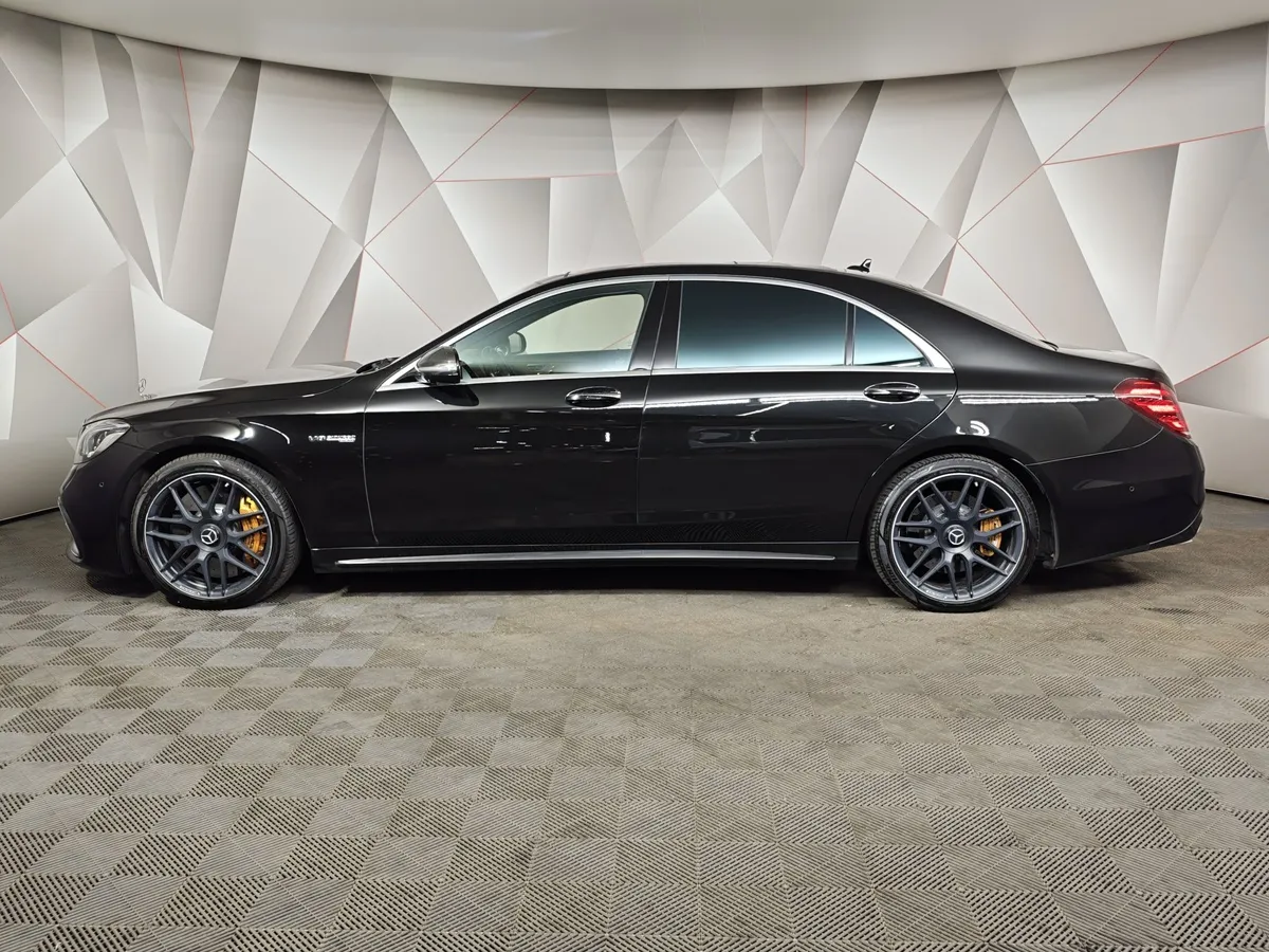 Mercedes-Benz S-Класс S 63 AMG 4Matic Speedshift Plus 7G-Tronic длинная база (585 л.с.) Черный в АВИЛОН. Слайд №5
