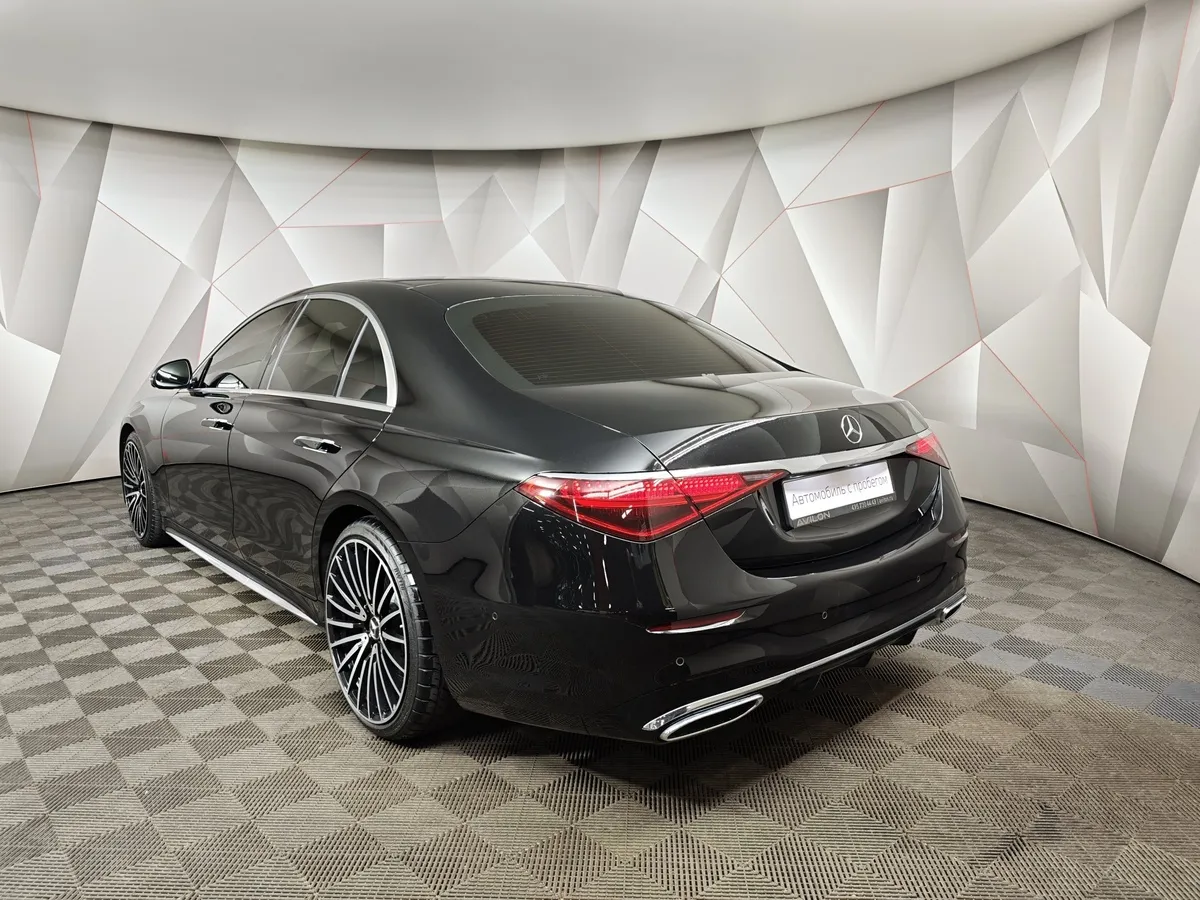 Mercedes-Benz S-Класс S 400 d 9G-Tronic 4Matic (330 л.с.) Premium Черный в АВИЛОН. Слайд №4