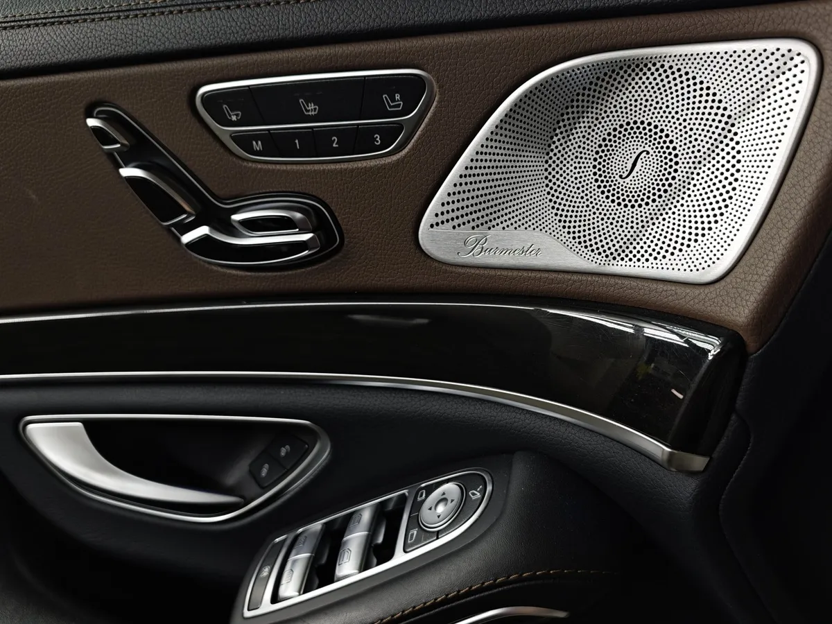 Mercedes-Benz S-Класс S 500 7G-Tronic Plus 4Matic длинная база (455 л.с.) Черный в АВИЛОН. Слайд №22