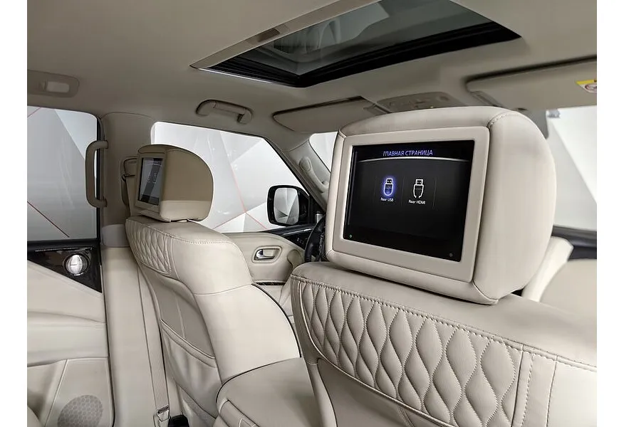 Infiniti QX80 5.6 АТ AWD (405 л.с.) Белый в АВИЛОН. Слайд №26