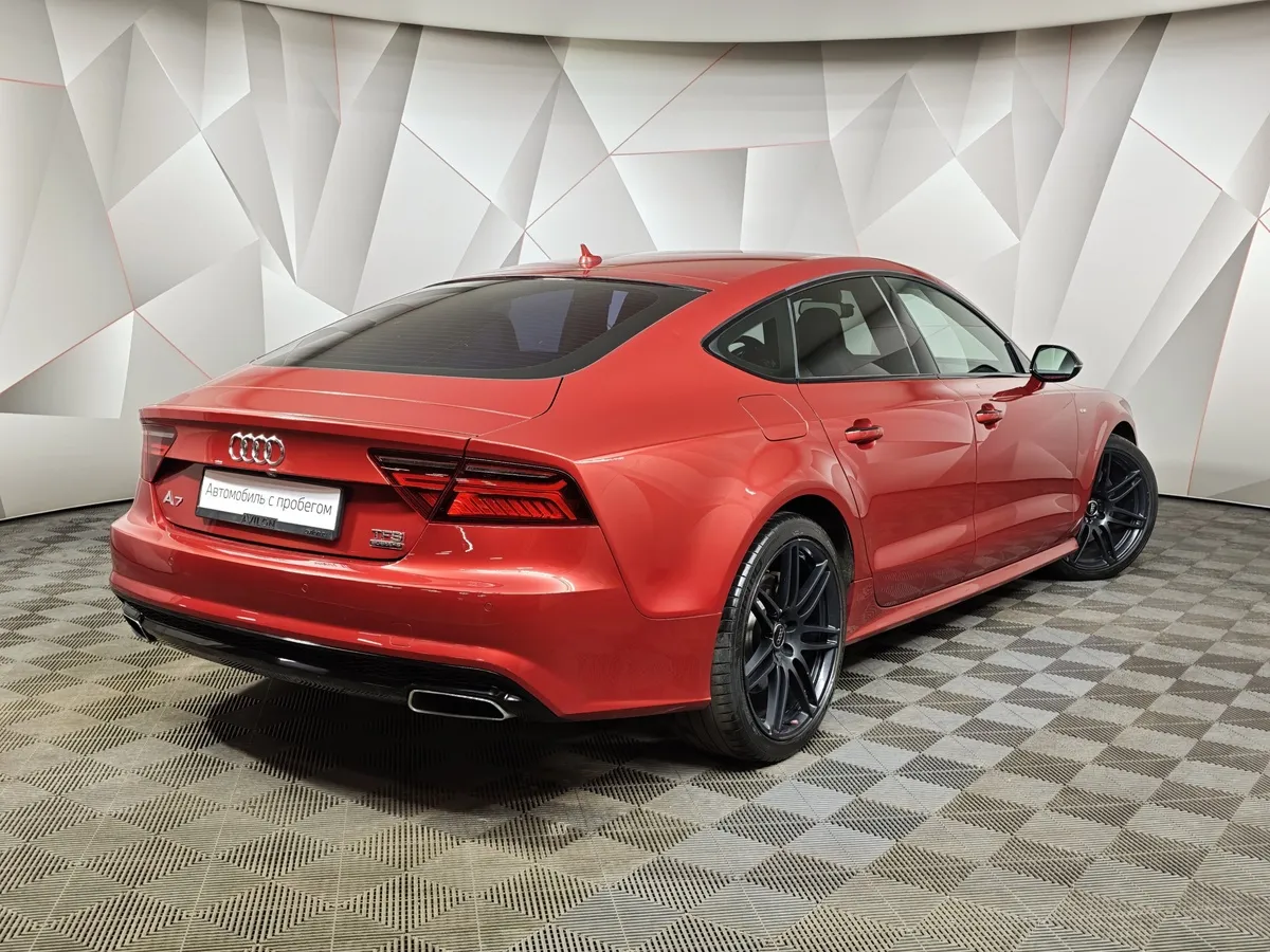 Audi A7 3.0 TFSI S tronic quattro (333 л.с.) Красный в АВИЛОН. Слайд №2