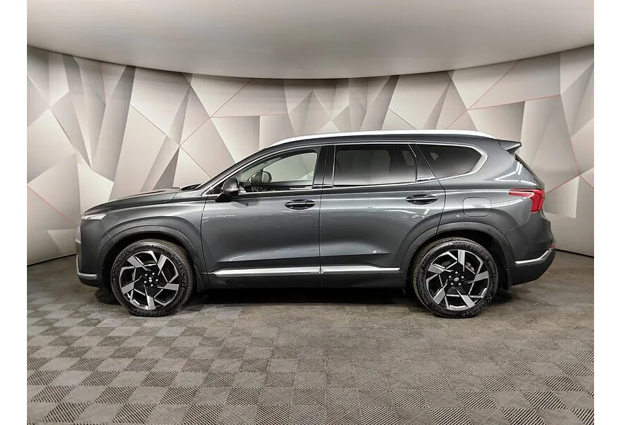 Hyundai Santa Fe 2.2 (200 л.с.) CRDi - 8AT High-Tech + Exclusive Зеленый в АВИЛОН. Слайд №5