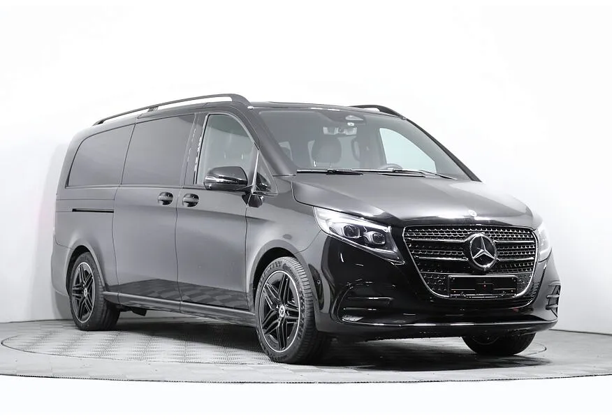 Mercedes-Benz V-Класс V 300 d L3 4MATIC 9G-TRONIC (237 л.с.) Exclusive Черный в АВИЛОН. Слайд №2