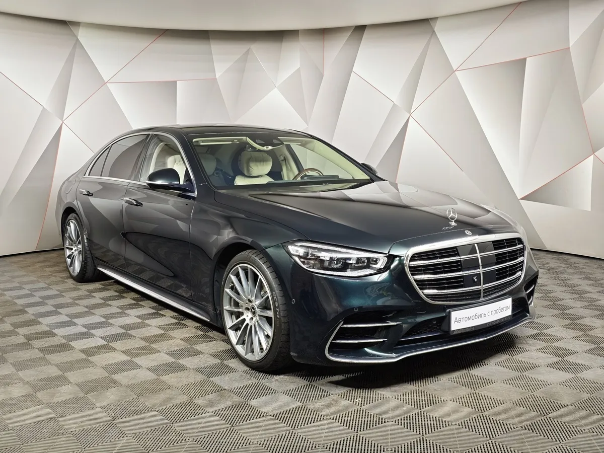 Mercedes-Benz S-Класс S 450 9G-Tronic 4Matic (367 л.с.) Зеленый в АВИЛОН. Слайд №3