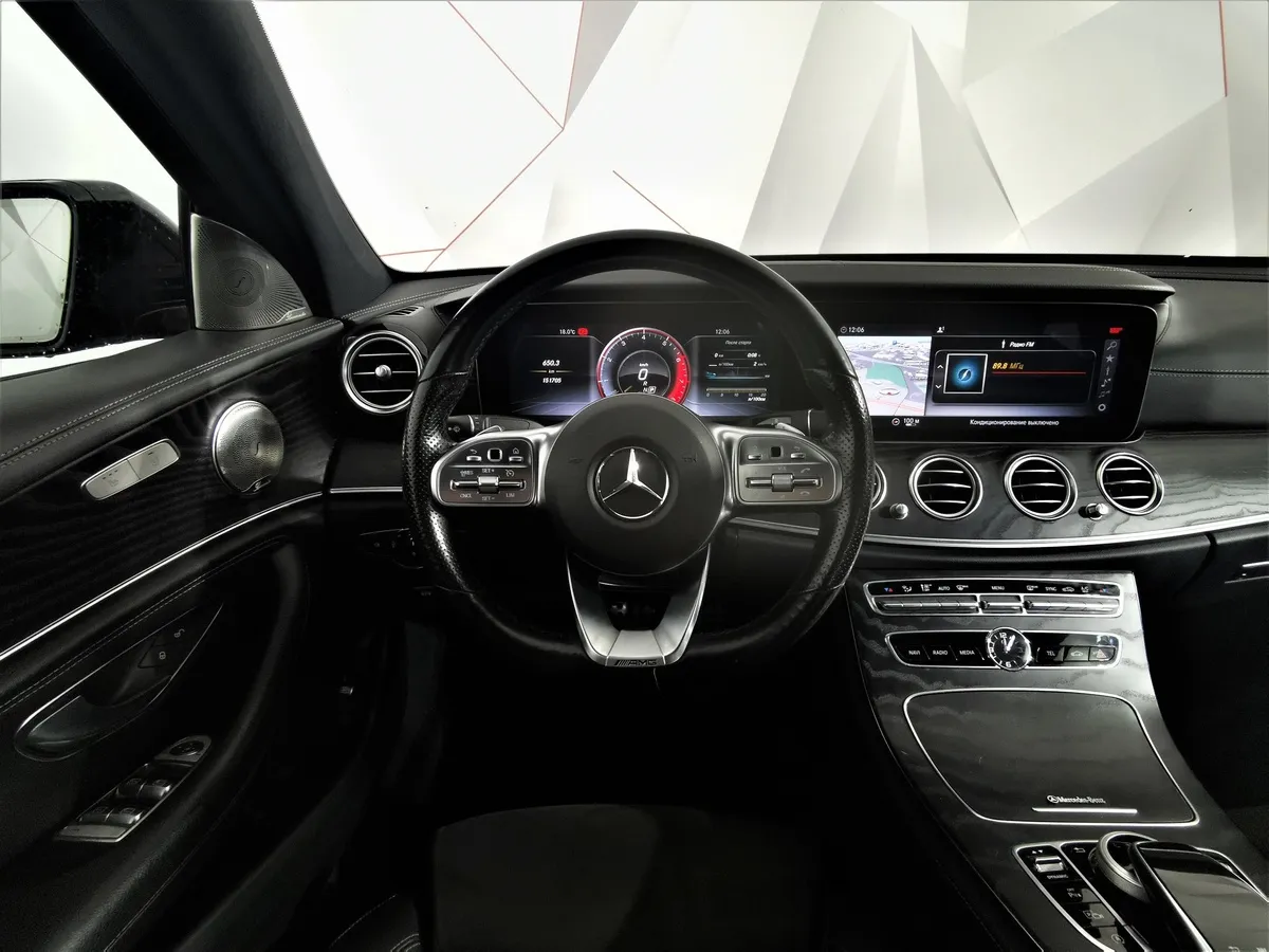 Mercedes-Benz E-Класс E 220 d 4MATIC 9G-TRONIC (194 л.с.) Sport (Локальная сборка) Черный в АВИЛОН. Слайд №19