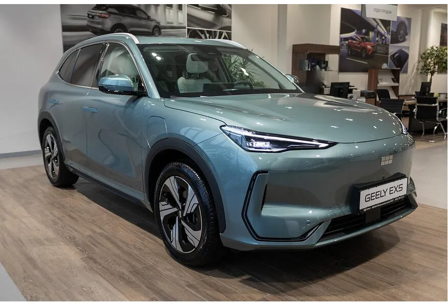 Geely EX5 AT (218 л.с.) Max Синий в АВИЛОН. Слайд №2