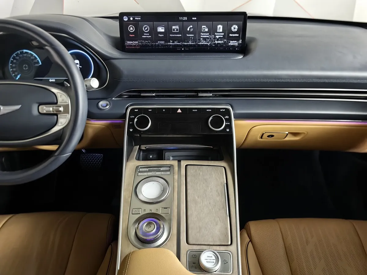 Genesis GV80 2.5 T-GDI 8AT 4WD 7 мест (249 л.с.) Luxury Синий в АВИЛОН. Слайд №13