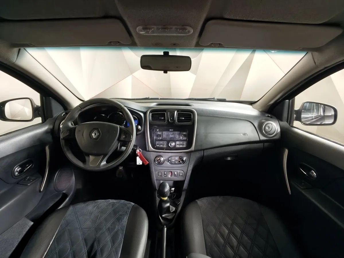 Renault Sandero 1.6 MT (82 л.с.) Stepway Life Черный в АВИЛОН. Слайд №12