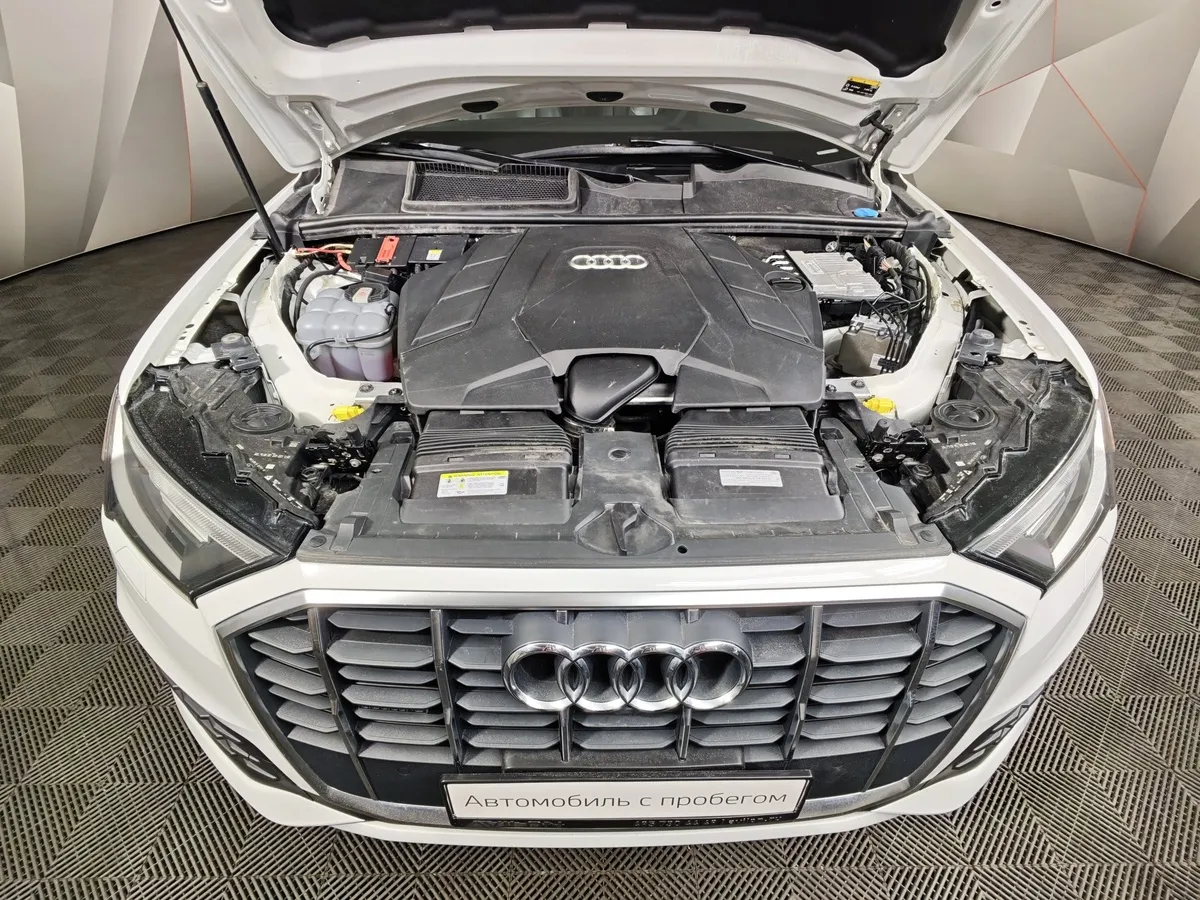 Audi Q7 3.0 TFSI Tiptronic quattro (333 л.с.) Белый в АВИЛОН. Слайд №11