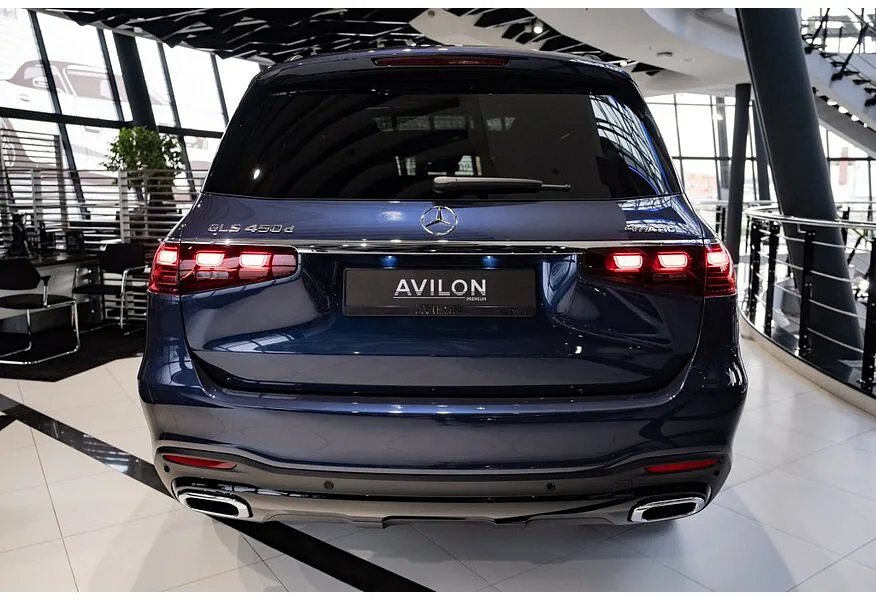 Mercedes-Benz GLS 450 d 9G-TRONIC 4Matic (367 л.с.) Синий в АВИЛОН. Слайд №4