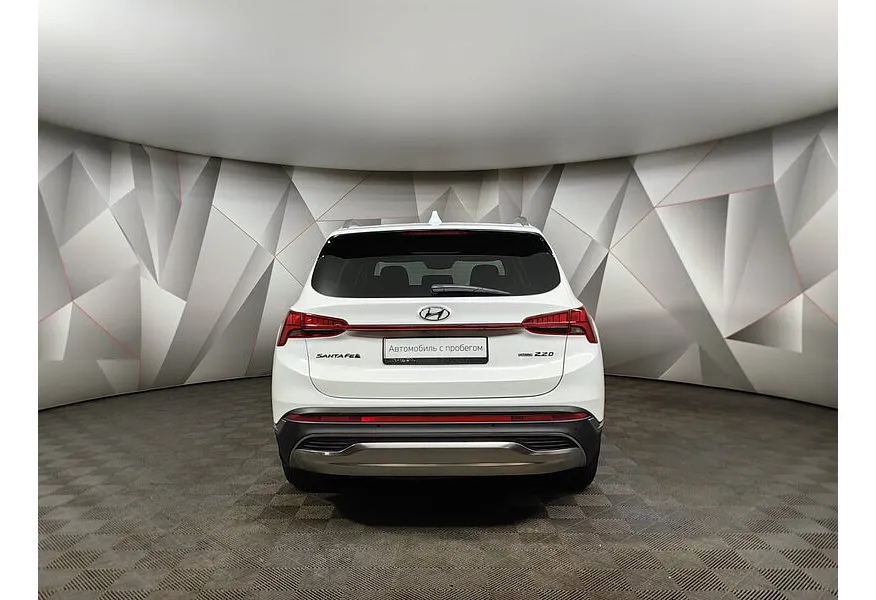 Hyundai Santa Fe 2.2 CRDi AWD 8AT (200 л.с.) High-Tech Белый в АВИЛОН. Слайд №8