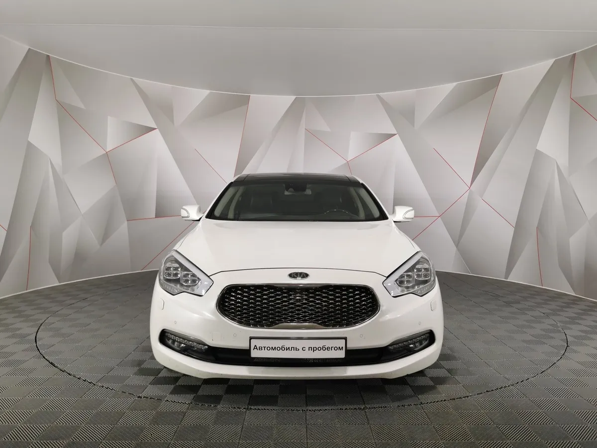 Kia Quoris 3.8 AT (334 л.с.) Premium Белый в АВИЛОН. Слайд №7