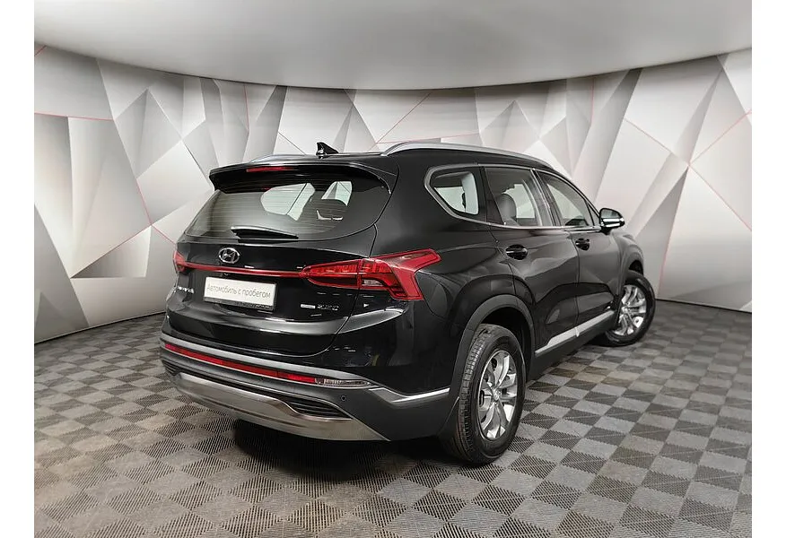 Hyundai Santa Fe 2.2 CRDi AWD 8AT (200 л.с.) Lifestyle Черный в АВИЛОН. Слайд №2