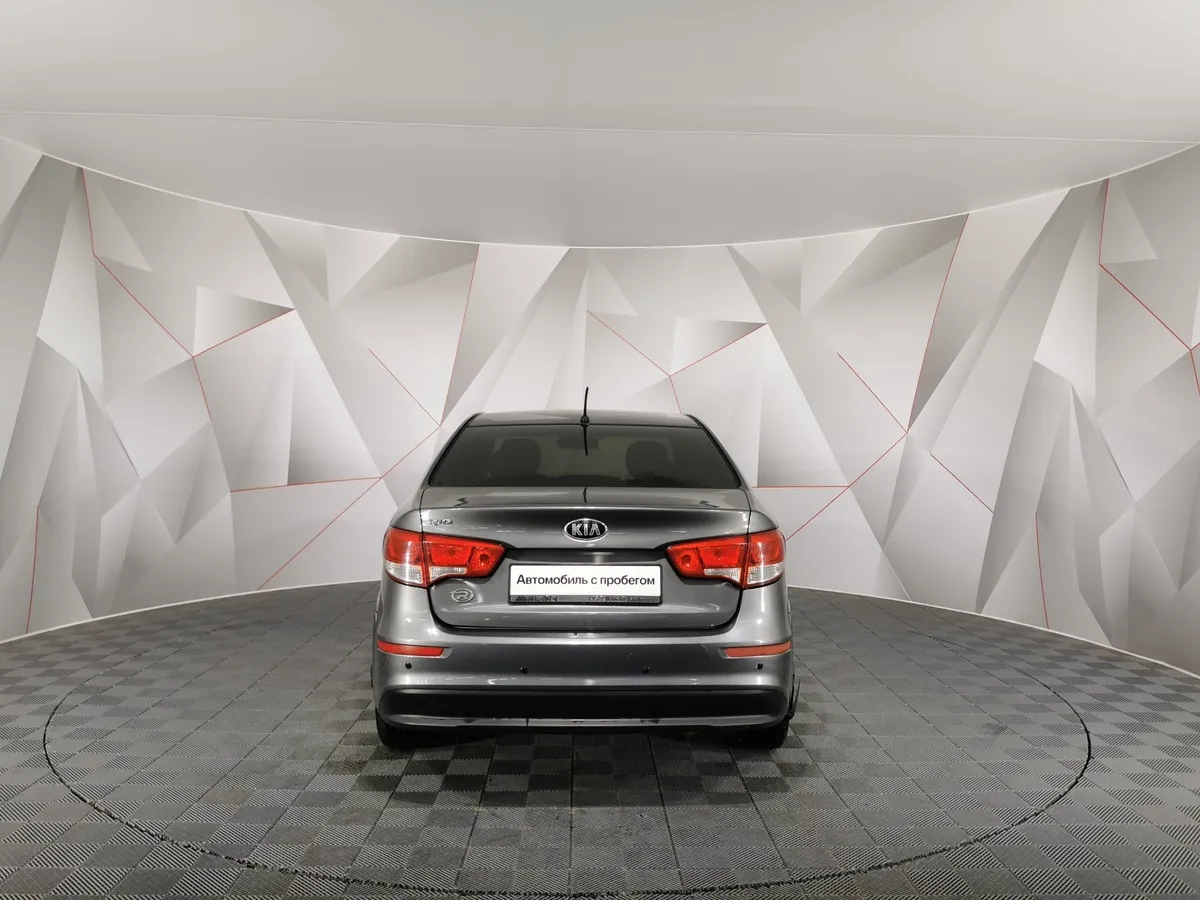 Kia Rio 1.6 AT (123 л.с.) Серый в АВИЛОН. Слайд №8