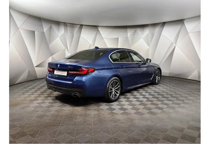 BMW 5 серия 520i Steptronic (184 л.с.) Синий в АВИЛОН. Слайд №2