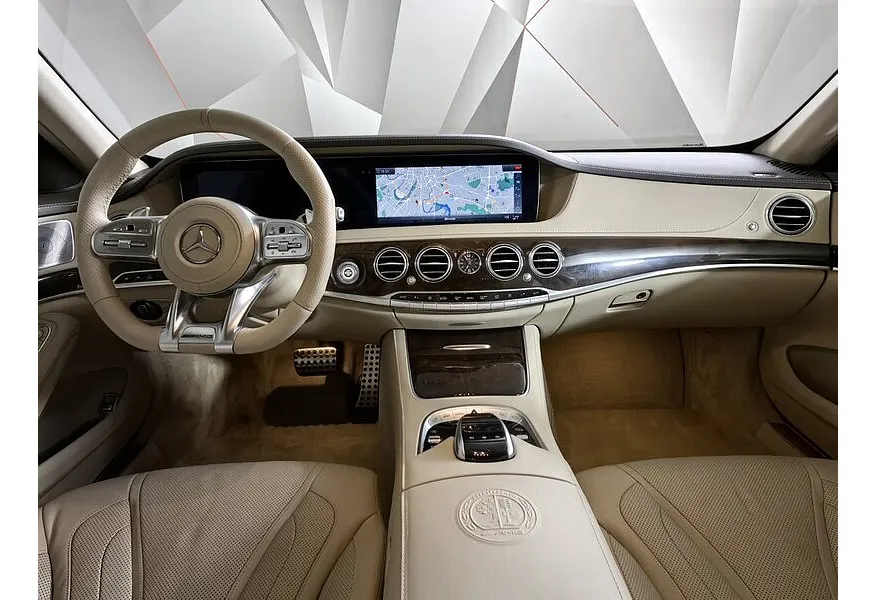 Mercedes-Benz S-Класс S 63 AMG 9G-Tronic 4Matic+ длинная база (612 л.с.) Черный в АВИЛОН. Слайд №14